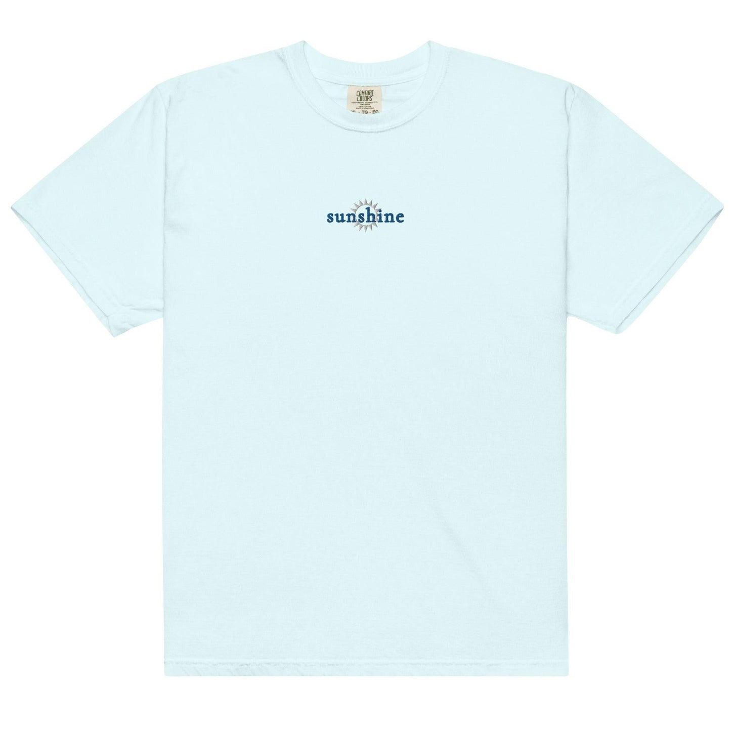 Sunshine Ava Chen Embroidered T-Shirt - The Bean Workshop - alex volkov, ana huang, ava chen, box tee, embroidered, twisted