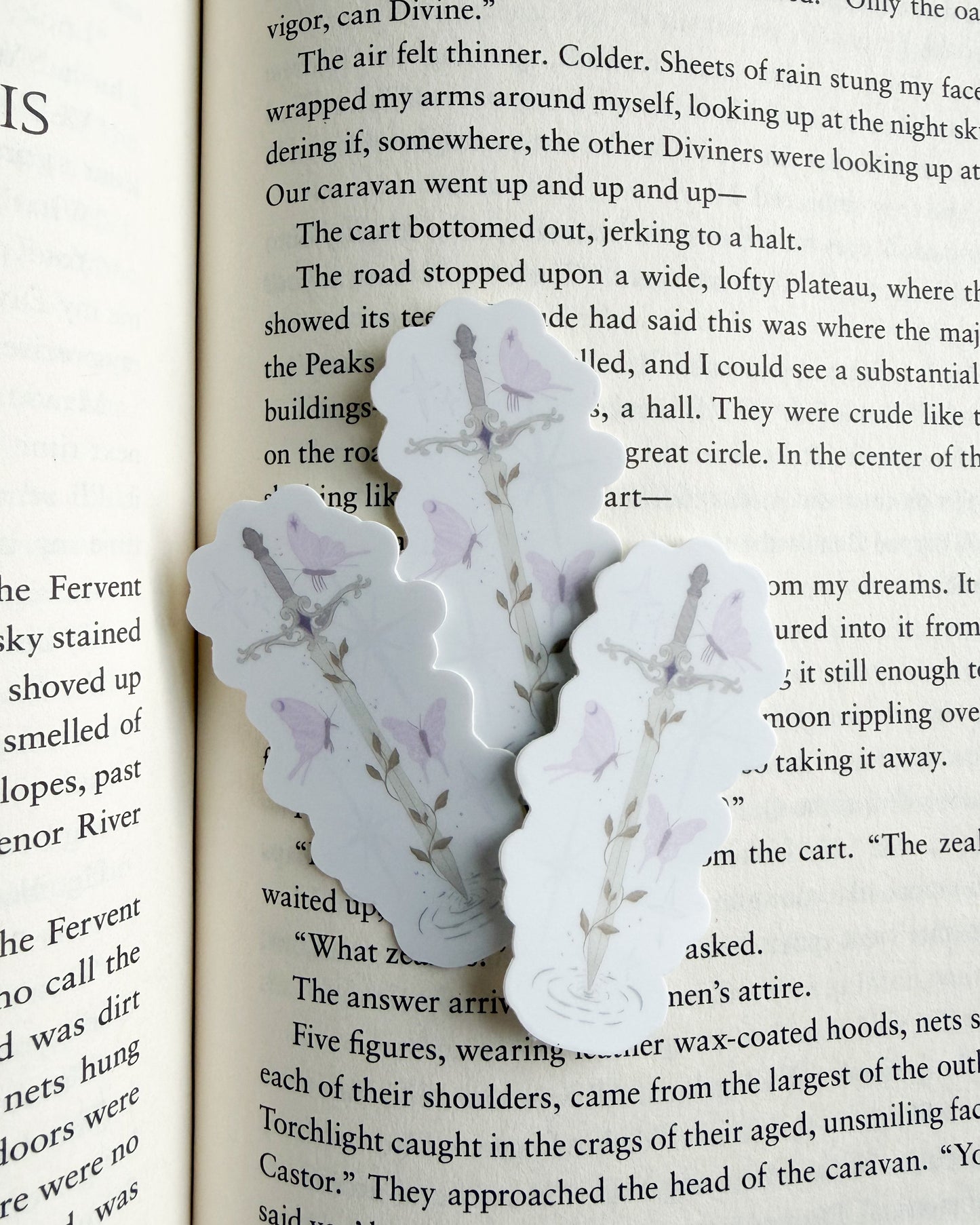 Sword and Moths Sticker