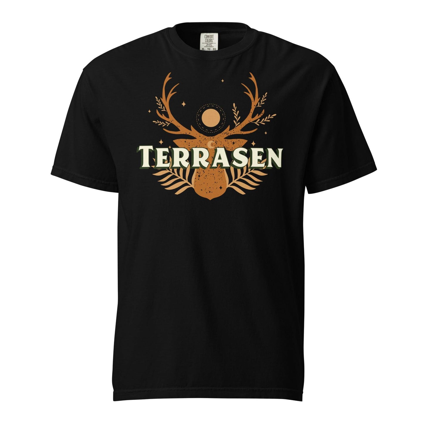 Terrasen Tee Shirt - The Bean Workshop - aelin galathynius, box tee, caelena sardothien, sarah j. maas, throne of glass, tog