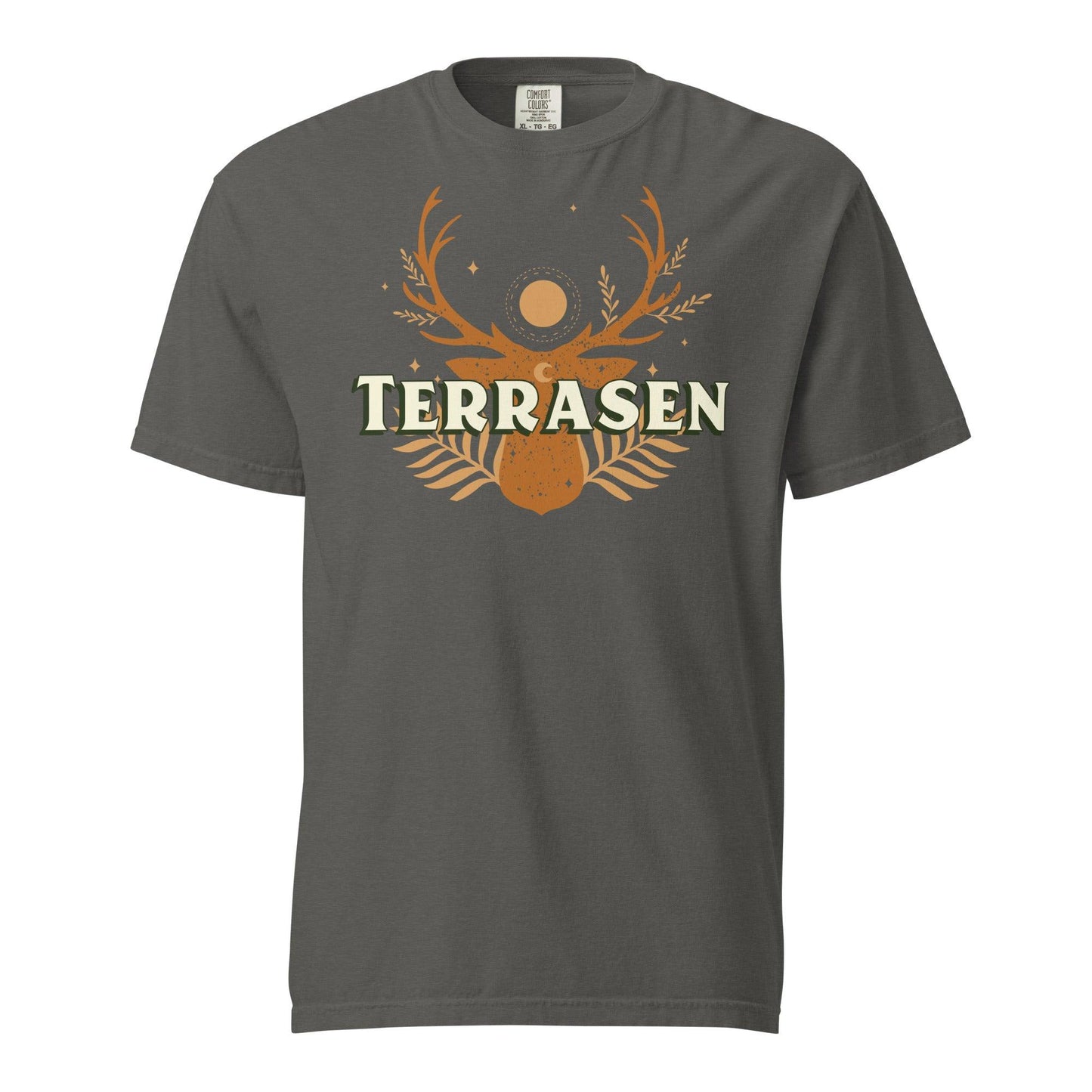 Terrasen Tee Shirt - The Bean Workshop - aelin galathynius, box tee, caelena sardothien, sarah j. maas, throne of glass, tog