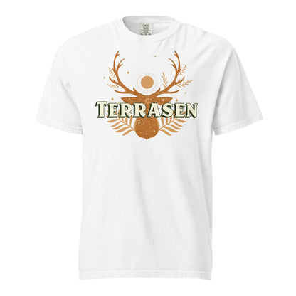 Terrasen Tee Shirt - The Bean Workshop - aelin galathynius, box tee, caelena sardothien, sarah j. maas, throne of glass, tog