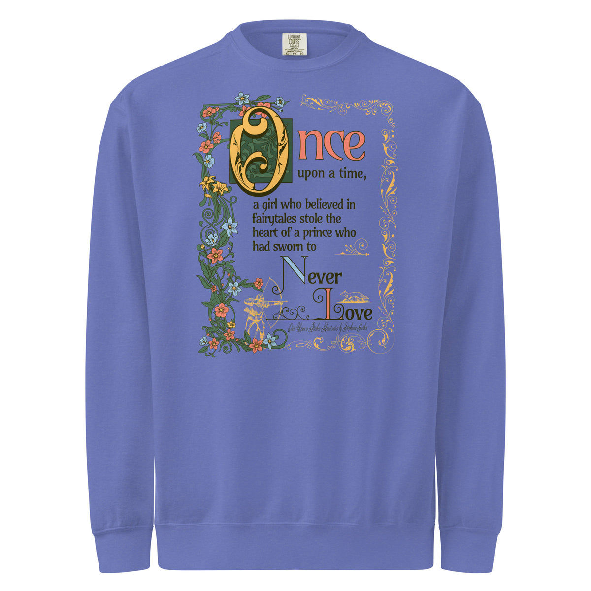 The Ballad of the Archer and the Fox Heavyweight Sweatshirt - The Bean Workshop - evangeline fox, heavyweight sweatshirt, jacks, once upon a broken heart, ouabh, prince of hearts, stephanie garber, sweatshirt