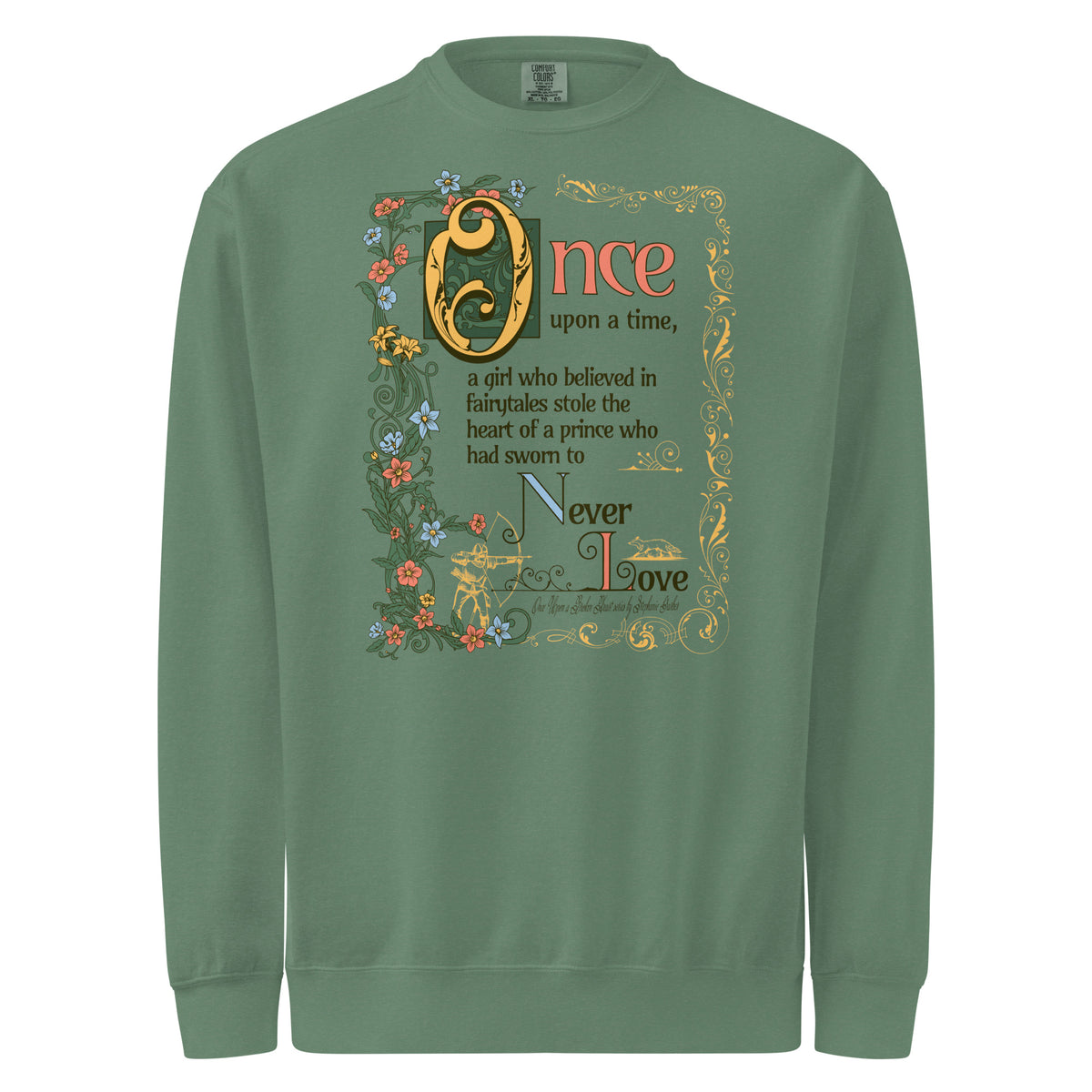 The Ballad of the Archer and the Fox Heavyweight Sweatshirt - The Bean Workshop - evangeline fox, heavyweight sweatshirt, jacks, once upon a broken heart, ouabh, prince of hearts, stephanie garber, sweatshirt