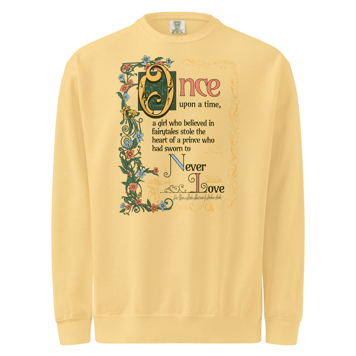 The Ballad of the Archer and the Fox Heavyweight Sweatshirt - The Bean Workshop - evangeline fox, heavyweight sweatshirt, jacks, once upon a broken heart, ouabh, prince of hearts, stephanie garber, sweatshirt