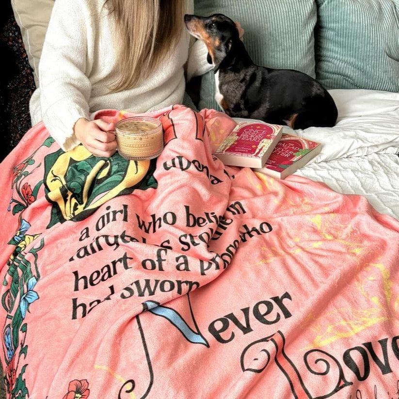 The Ballad of the Archer and the Fox Throw Blanket - The Bean Workshop - blanket, evangeline fox, jacks prince of hearts, once upon a broken heart, ouabh, stephanie garber