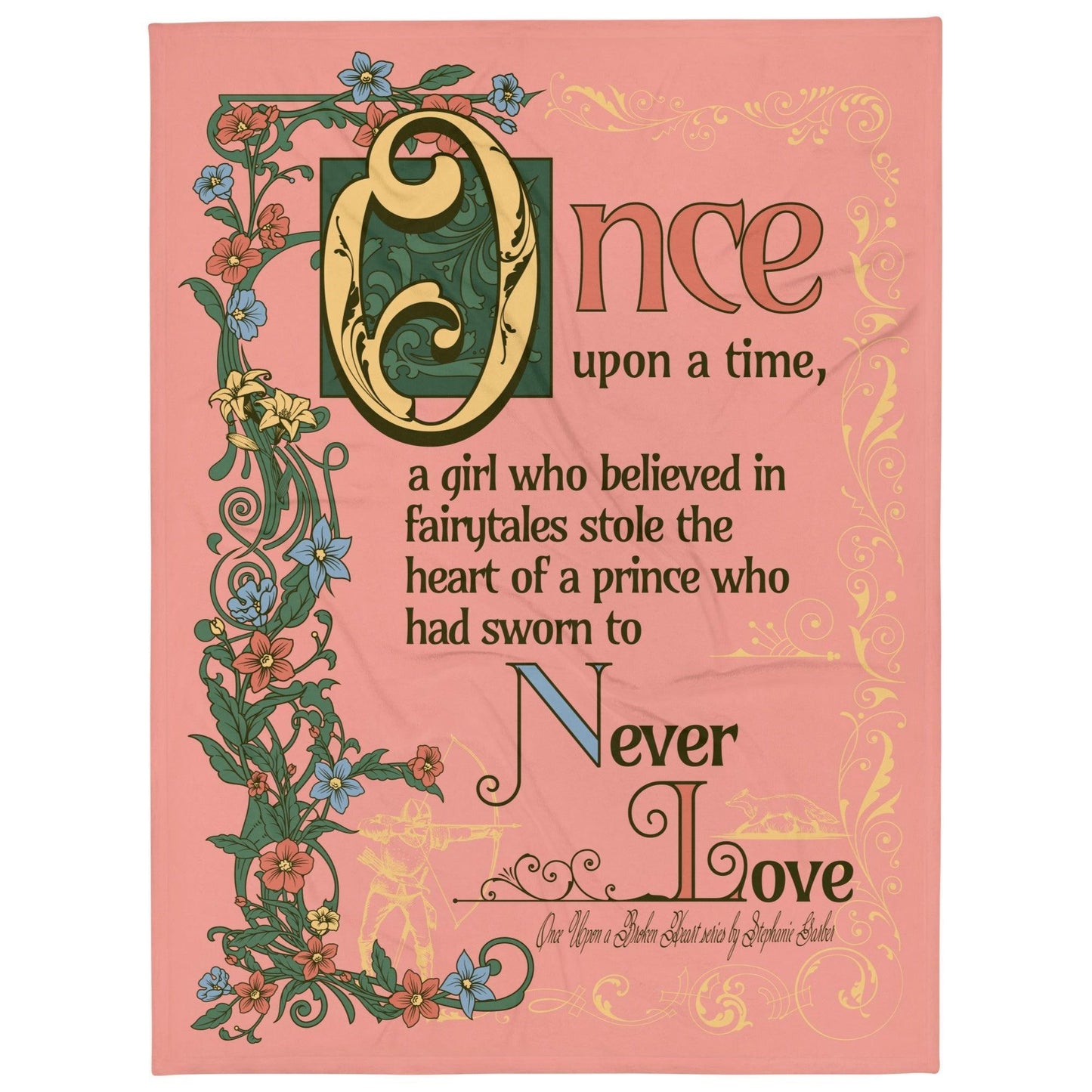 The Ballad of the Archer and the Fox Throw Blanket - The Bean Workshop - blanket, evangeline fox, jacks prince of hearts, once upon a broken heart, ouabh, stephanie garber