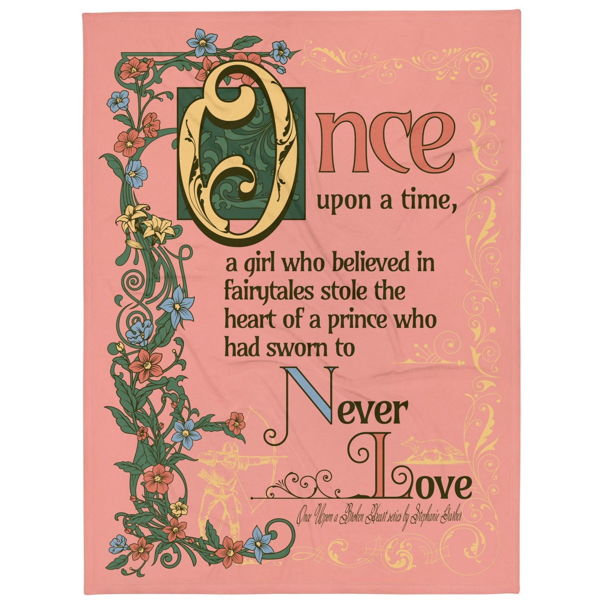 The Ballad of the Archer and the Fox Throw Blanket - The Bean Workshop - blanket, evangeline fox, jacks prince of hearts, once upon a broken heart, ouabh, stephanie garber