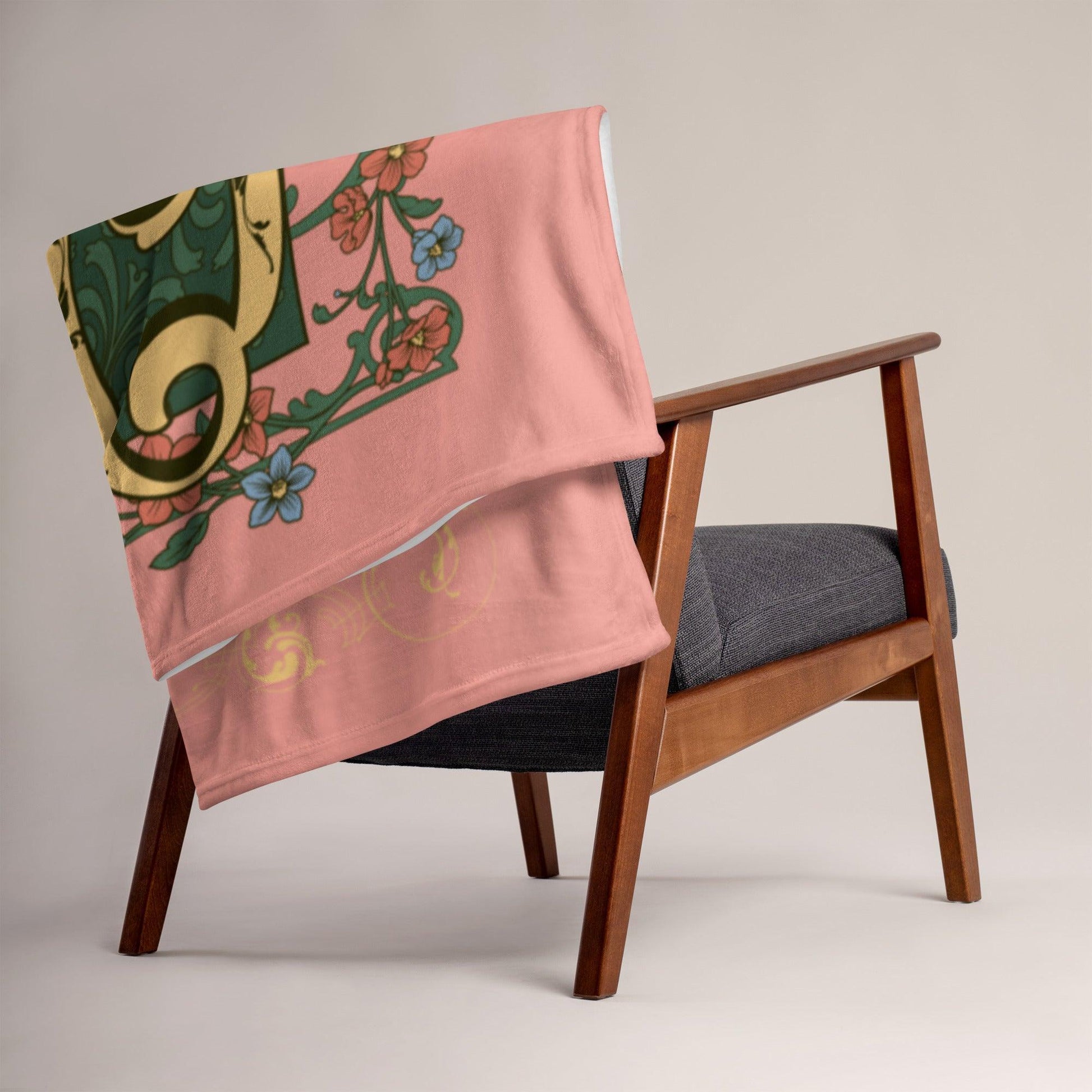 The Ballad of the Archer and the Fox Throw Blanket - The Bean Workshop - blanket, evangeline fox, jacks prince of hearts, once upon a broken heart, ouabh, stephanie garber