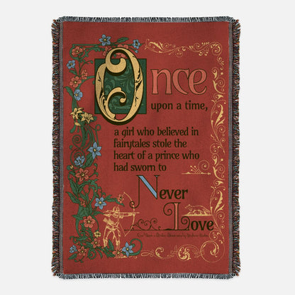 The Ballad of The Archer and The Fox Woven Blanket