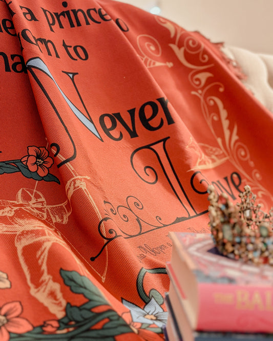 The Ballad of The Archer and The Fox Woven Blanket