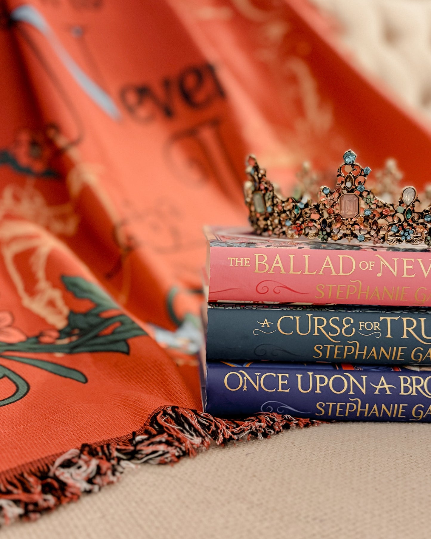 The Ballad of The Archer and The Fox Woven Blanket