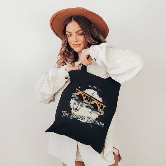 The Bridge Kingdom Organic Cotton Twill Tote Bag - The Bean Workshop - bag, danielle l jensen, the bridge kingdom, tote