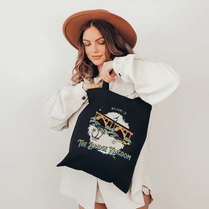 The Bridge Kingdom Organic Cotton Twill Tote Bag - The Bean Workshop - bag, danielle l jensen, the bridge kingdom, tote
