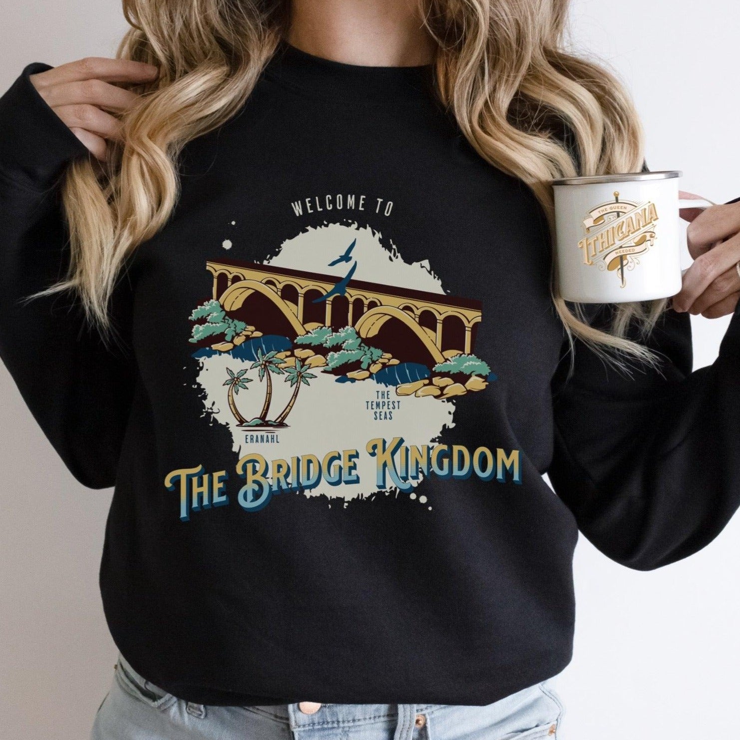 The Bridge Kingdom Sweatshirt - The Bean Workshop - danielle l jensen, sweatshirt, the bridge kingdom