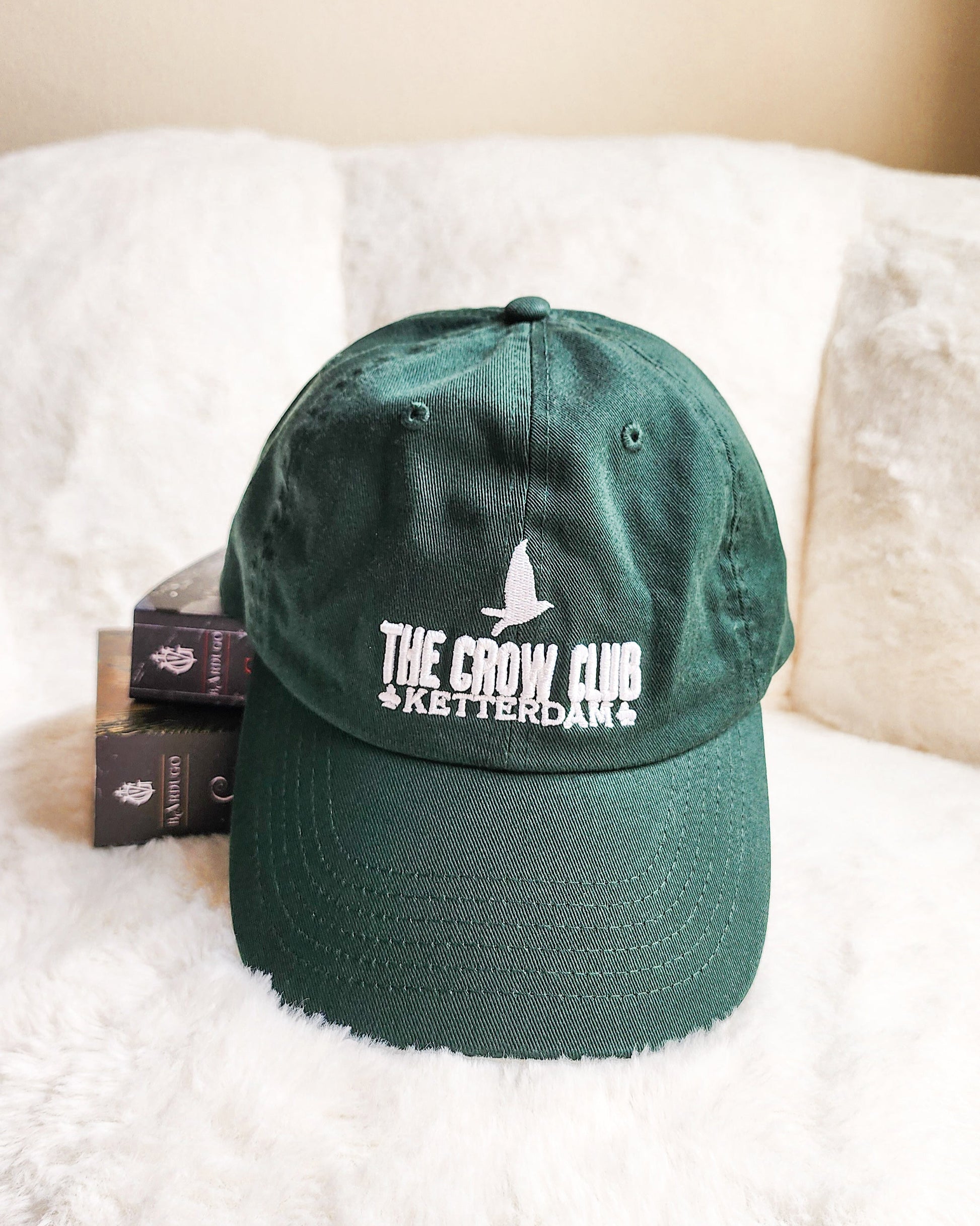 The Crow Club Embroidered Hat - The Bean Workshop - cap, hat, leigh bardugo, six of crows