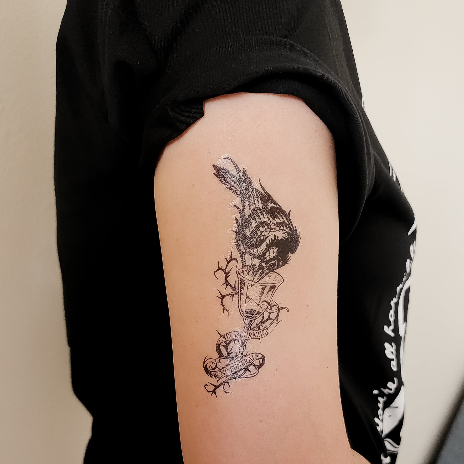 The Dregs Temporary Tattoo - The Bean Workshop - leigh bardugo, six of crows, temporary tattoo