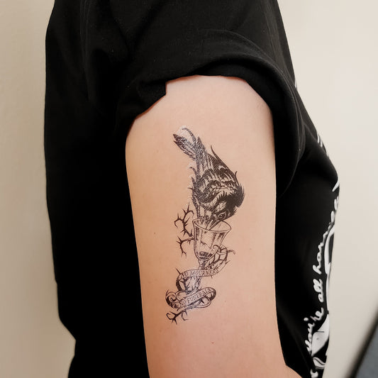 The Dregs Temporary Tattoo - The Bean Workshop - leigh bardugo, six of crows, temporary tattoo