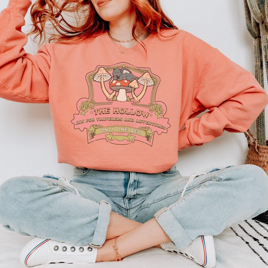 The Hollow Heavyweight Sweatshirt - The Bean Workshop - evangeline fox, heavyweight sweatshirt, jacks prince of hearts, once upon a broken heart, ouabh, retro, stephanie garber, Sweatshirts