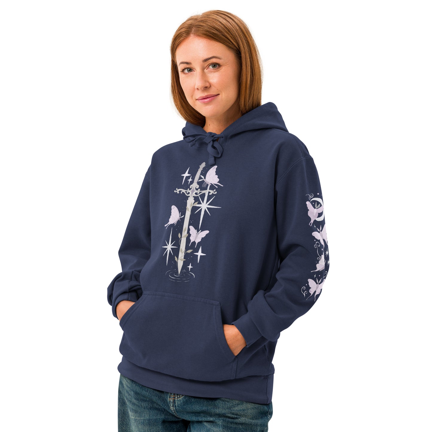 The Knight and the Moth Heavyweight Hoodie