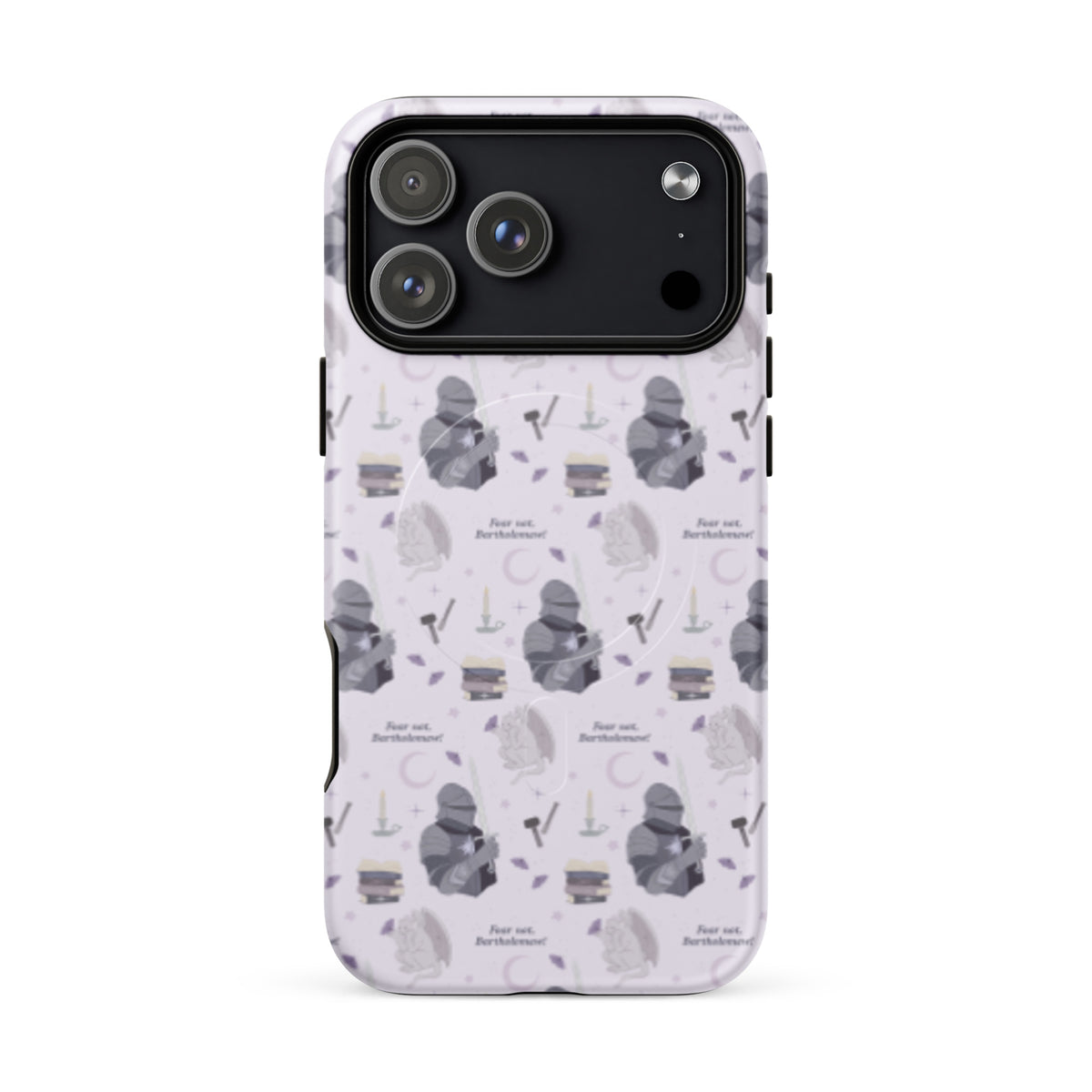 The Knight and The Moth MagSafe® Tough Case for iPhone® - The Bean Workshop - iphone case, magsafe, phone case, protection cover, rachel gillig, the knight and the moth, tough case