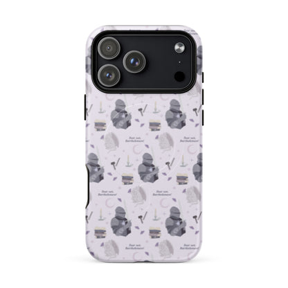 The Knight and The Moth MagSafe® Tough Case for iPhone® - The Bean Workshop - iphone case, magsafe, phone case, protection cover, rachel gillig, the knight and the moth, tough case