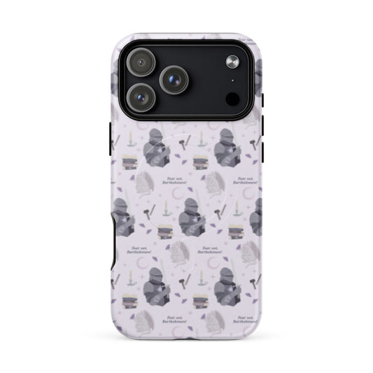 The Knight and The Moth MagSafe® Tough Case for iPhone® - The Bean Workshop - iphone case, magsafe, phone case, protection cover, rachel gillig, the knight and the moth, tough case