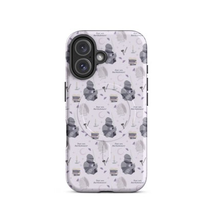 The Knight and The Moth MagSafe® Tough Case for iPhone® - The Bean Workshop - iphone case, magsafe, phone case, protection cover, rachel gillig, the knight and the moth, tough case