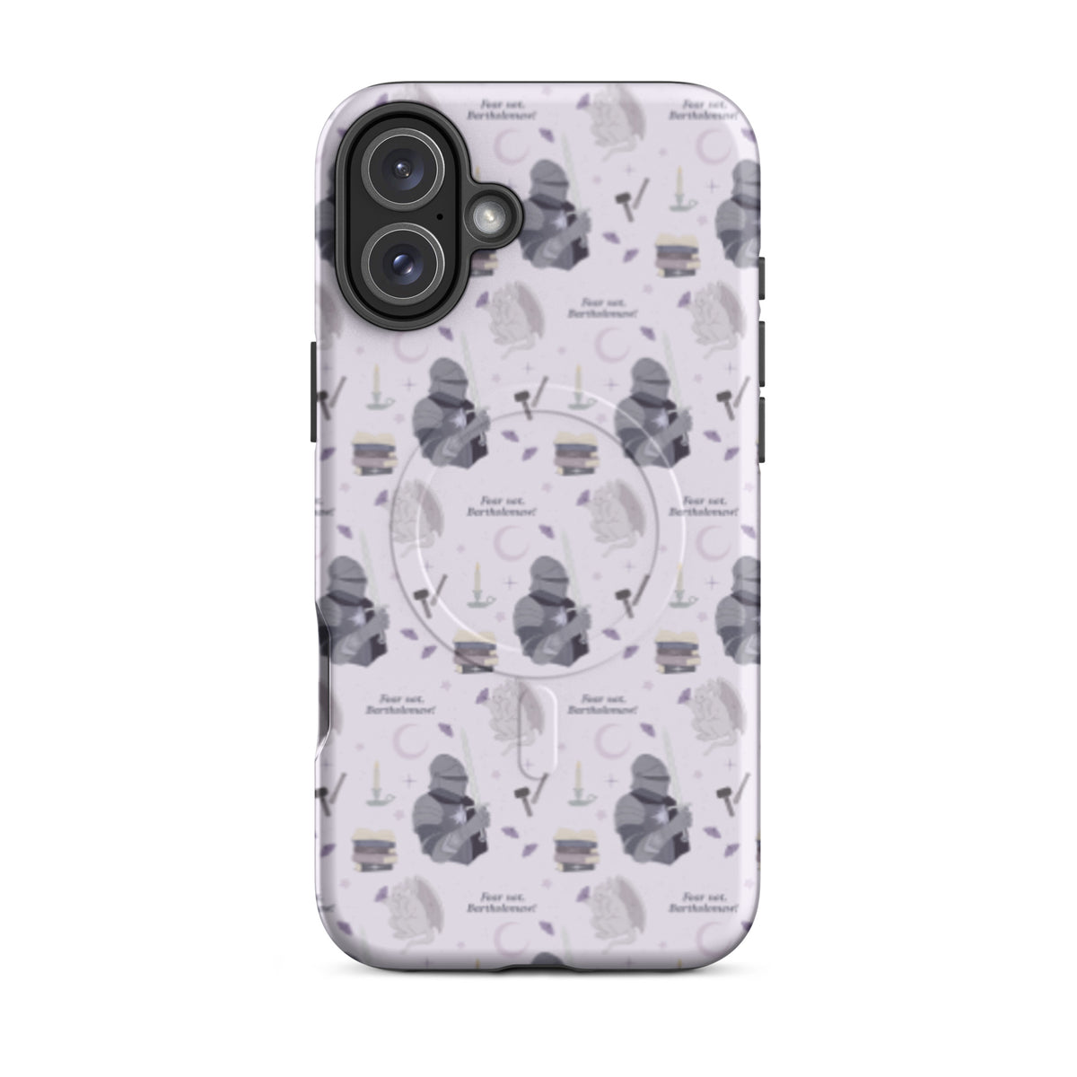 The Knight and The Moth MagSafe® Tough Case for iPhone® - The Bean Workshop - iphone case, magsafe, phone case, protection cover, rachel gillig, the knight and the moth, tough case