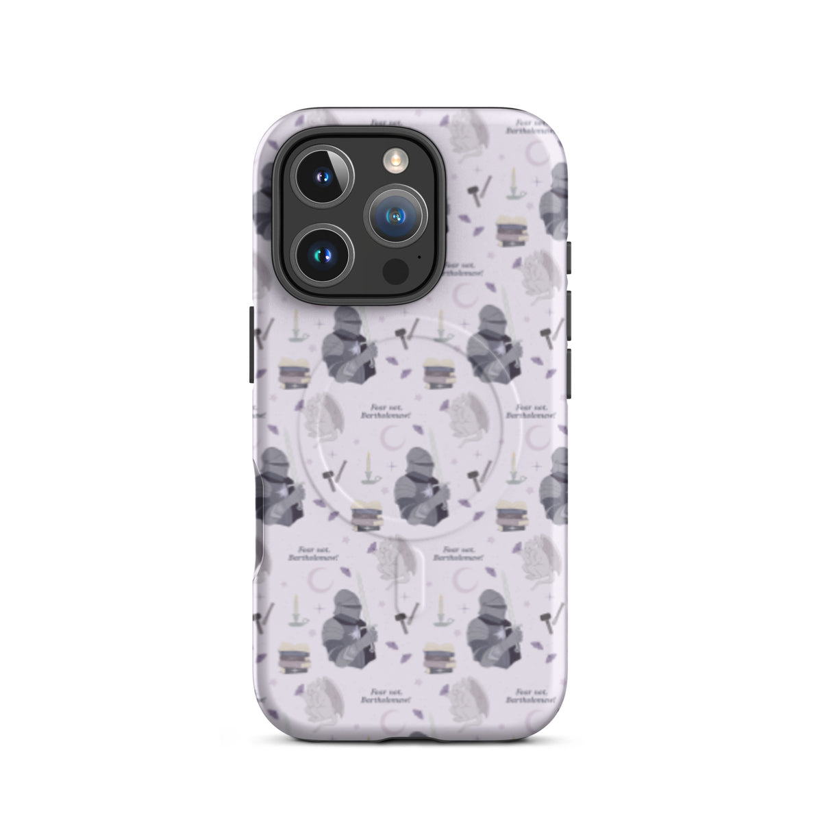 The Knight and The Moth MagSafe® Tough Case for iPhone® - The Bean Workshop - iphone case, magsafe, phone case, protection cover, rachel gillig, the knight and the moth, tough case