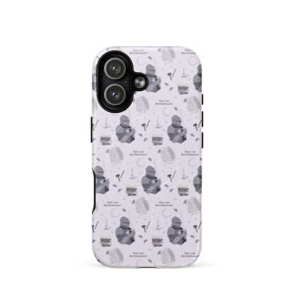 The Knight and The Moth MagSafe® Tough Case for iPhone® - The Bean Workshop - iphone case, magsafe, phone case, protection cover, rachel gillig, the knight and the moth, tough case