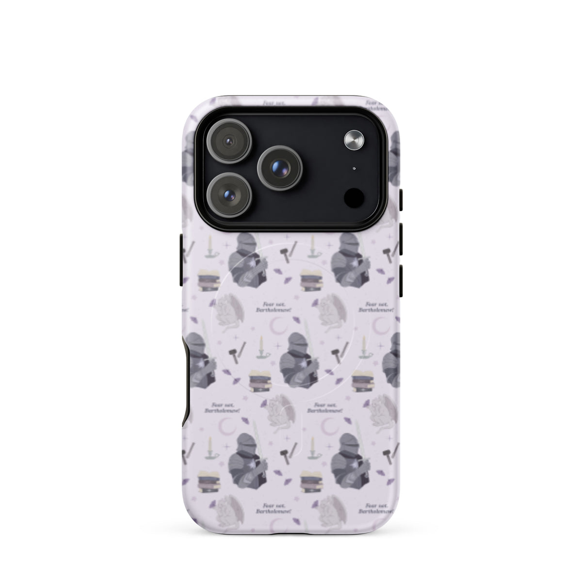 The Knight and The Moth MagSafe® Tough Case for iPhone® - The Bean Workshop - iphone case, magsafe, phone case, protection cover, rachel gillig, the knight and the moth, tough case