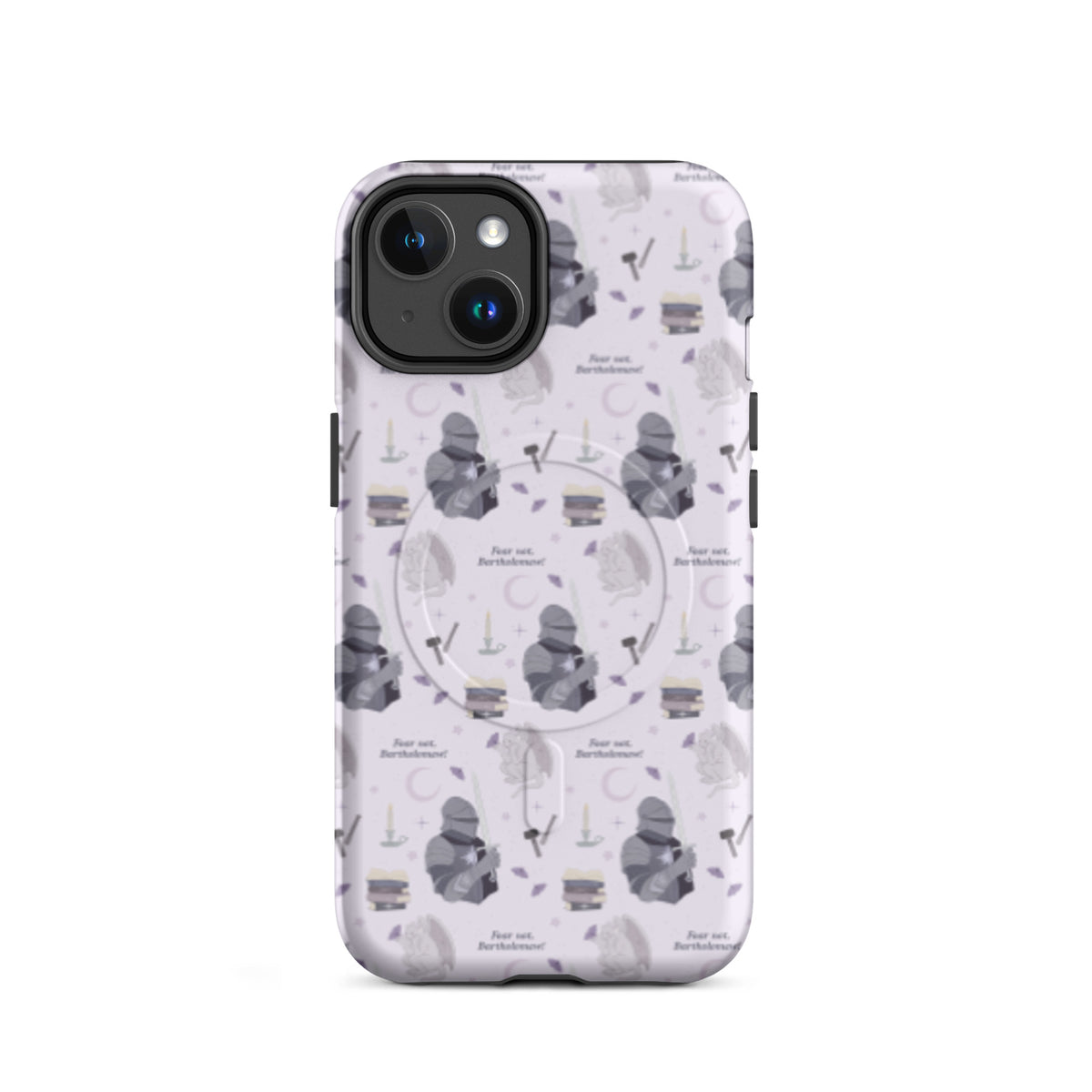 The Knight and The Moth MagSafe® Tough Case for iPhone® - The Bean Workshop - iphone case, magsafe, phone case, protection cover, rachel gillig, the knight and the moth, tough case