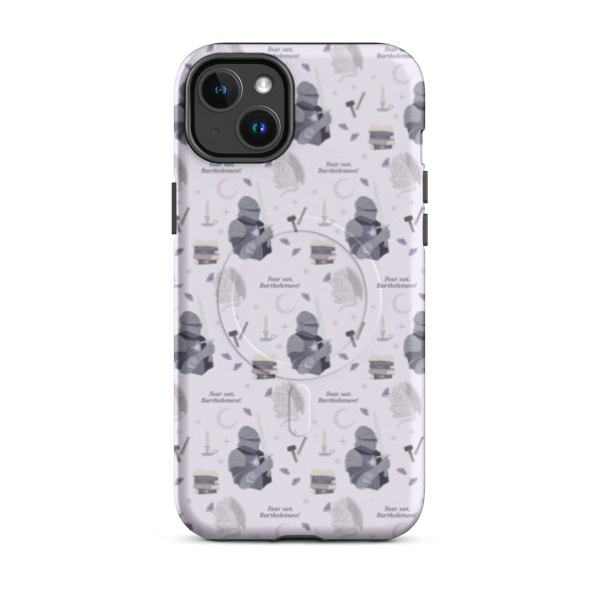 The Knight and The Moth MagSafe® Tough Case for iPhone® - The Bean Workshop - iphone case, magsafe, phone case, protection cover, rachel gillig, the knight and the moth, tough case