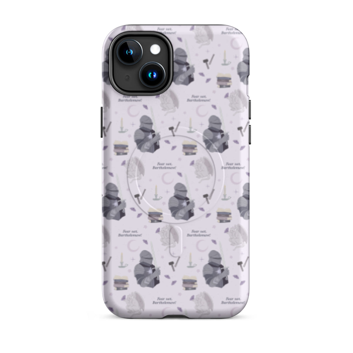 The Knight and The Moth MagSafe® Tough Case for iPhone® - The Bean Workshop - iphone case, magsafe, phone case, protection cover, rachel gillig, the knight and the moth, tough case