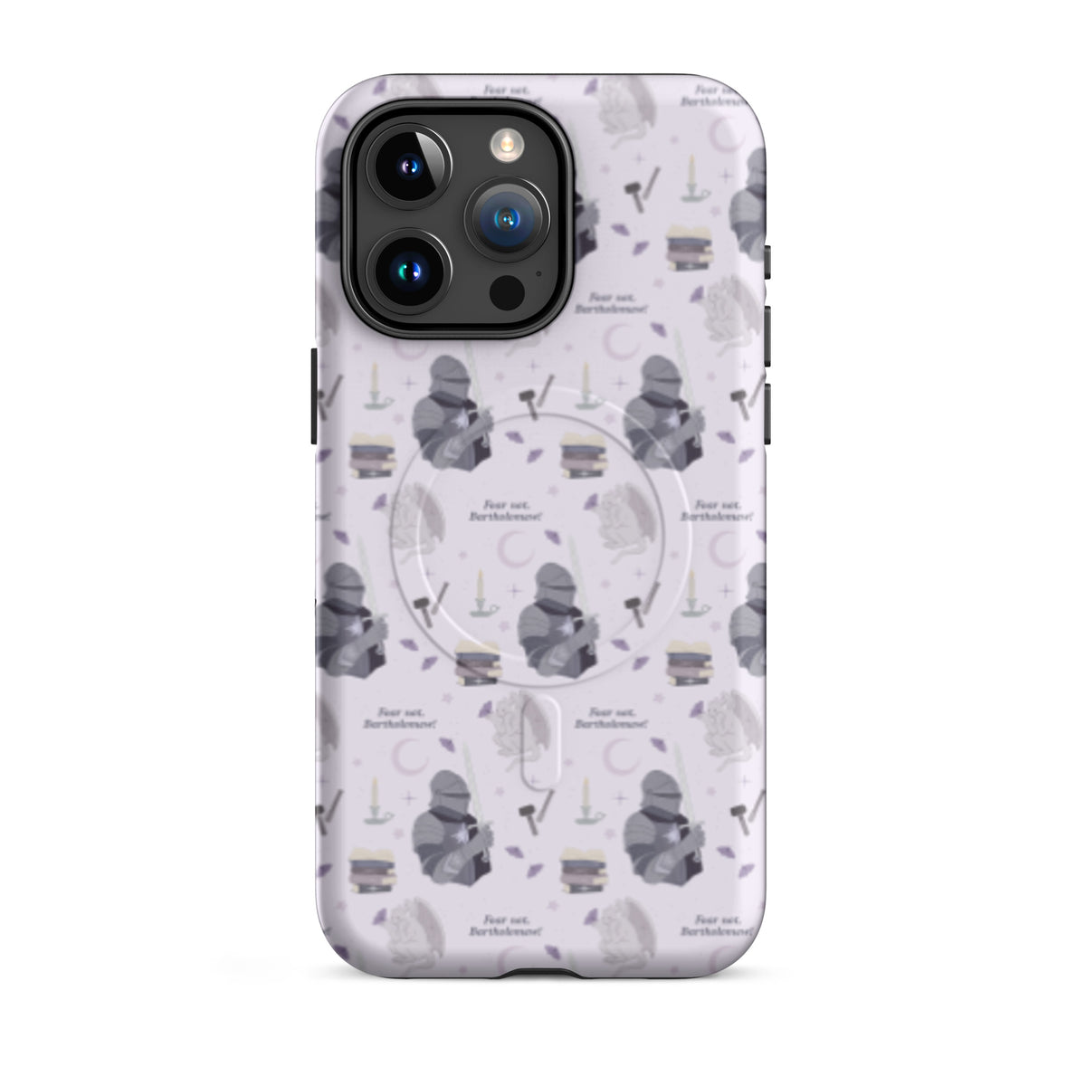 The Knight and The Moth MagSafe® Tough Case for iPhone® - The Bean Workshop - iphone case, magsafe, phone case, protection cover, rachel gillig, the knight and the moth, tough case