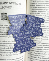 The Knight and the Moth Quote Sticker