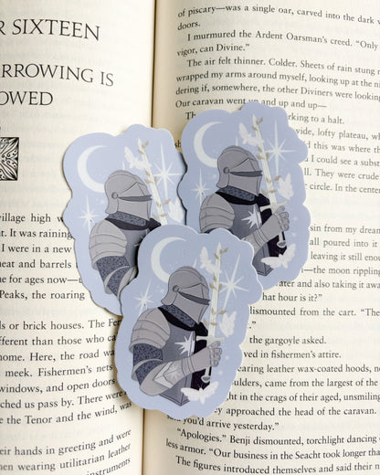 The Knight and the Moth Stickers Bundle of 4 - The Bean Workshop - book lover sticker, Book Lover Sticker for Laptop, book merch, Bookish Gift, Bookish Sticker, Cute Vinyl Sticker, Die Cut Sticker, Fantasy Book Gift, fantasy book sticker, Kindle Sticker for Readers, laptop sticker, Laptop Sticker for Book Lovers, literary sticker, Rachel Gillig, Rachel Gillig Inspired Merch, Rachel Gillig Sticker, sticker, Sticker Bundle, The Knight and the Moth, The Knight and the Moth Sticker, vinyl sticker