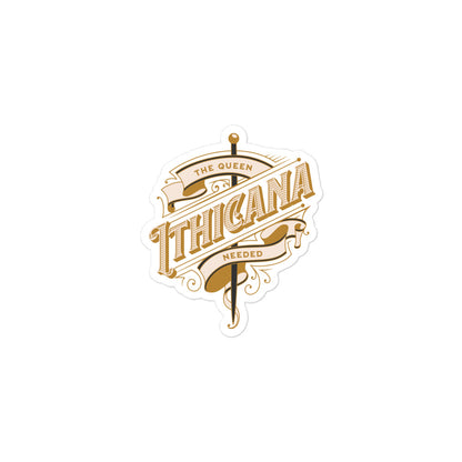 The Queen of Ithicana Sticker - The Bean Workshop - Danielle L. Jensen, Eranahl Aren Kertell, Lara Veliant, Queen Ithicana, sticker, The Bridge Kingdom