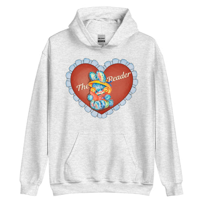 The Reader Hoodie - The Bean Workshop - book lover, bookish gift, hoodie, read everyday, the reader, valentine, Valentine's Day Picks