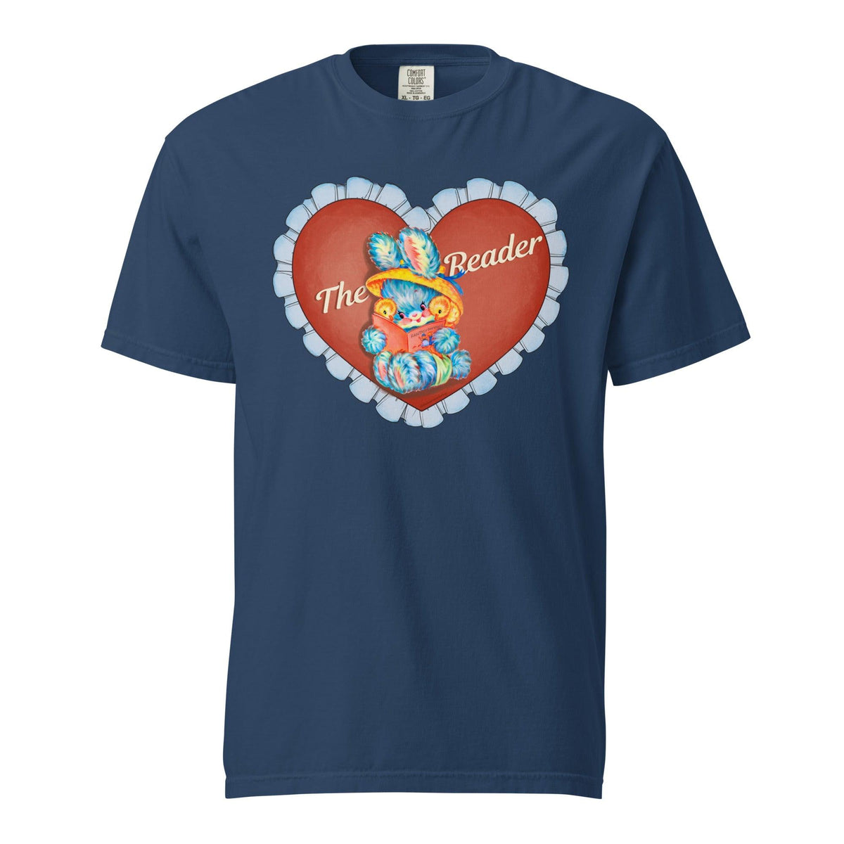 The Reader Tee Shirt - The Bean Workshop - book lover, read everyday, t-shirt, tee, the reader, valentine, Valentine's Day Picks