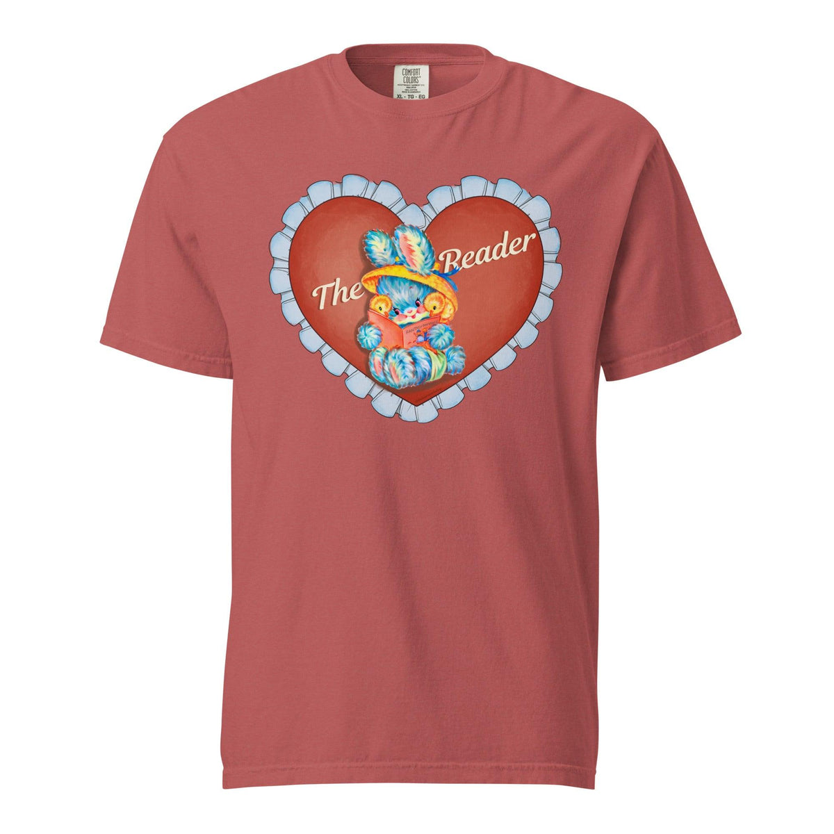 The Reader Tee Shirt - The Bean Workshop - book lover, read everyday, t-shirt, tee, the reader, valentine, Valentine's Day Picks