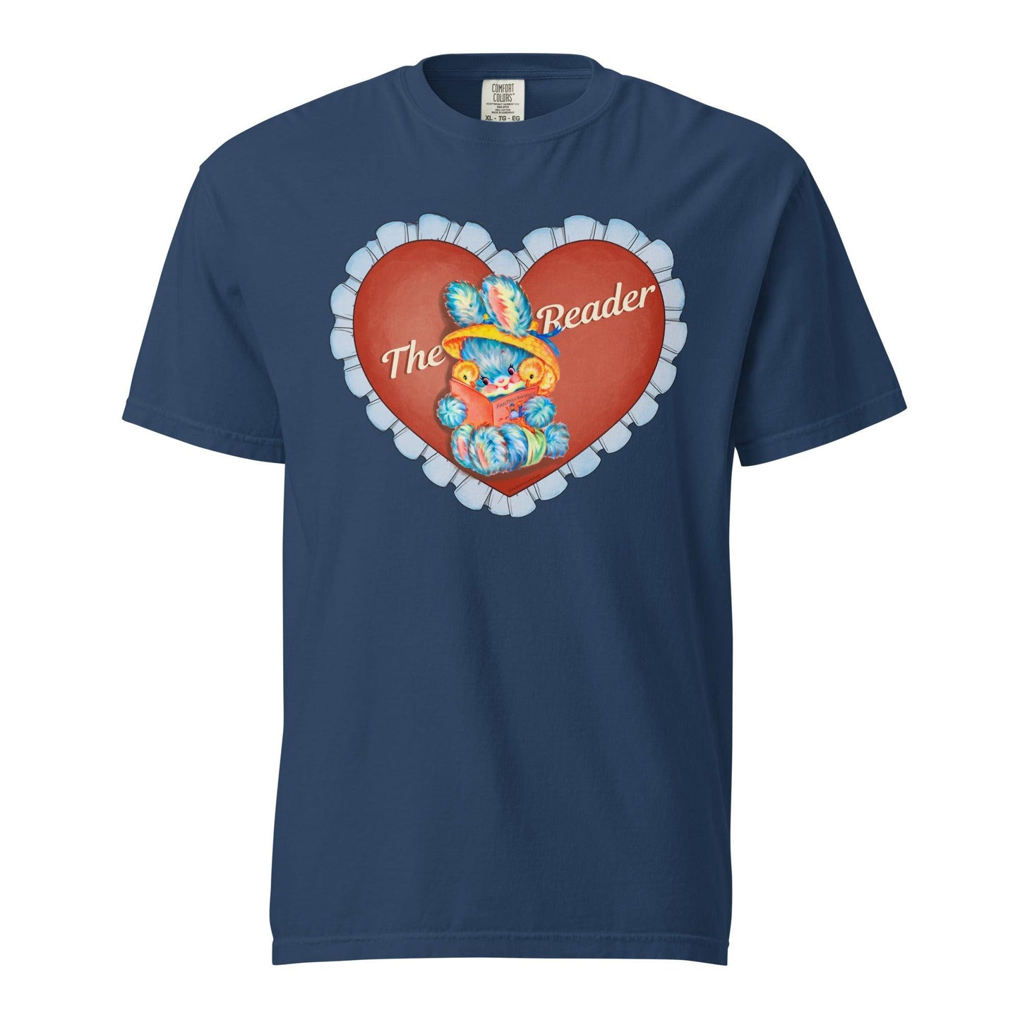 The Reader Tee Shirt - The Bean Workshop - book lover, read everyday, t-shirt, tee, the reader, valentine, Valentine's Day Picks