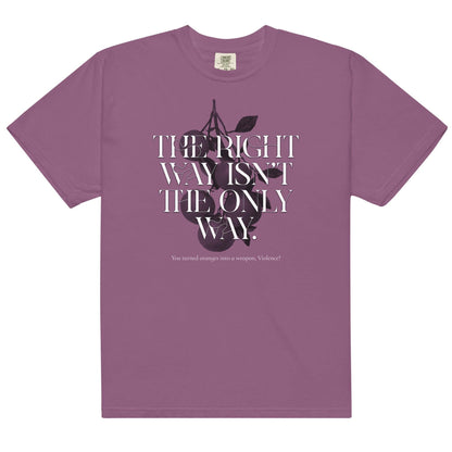 The Right Way Isn't The Only Way Tee Shirt - The Bean Workshop - box tee, fourth wing, rebecca yarros, violet sorrengail, xaden riorson