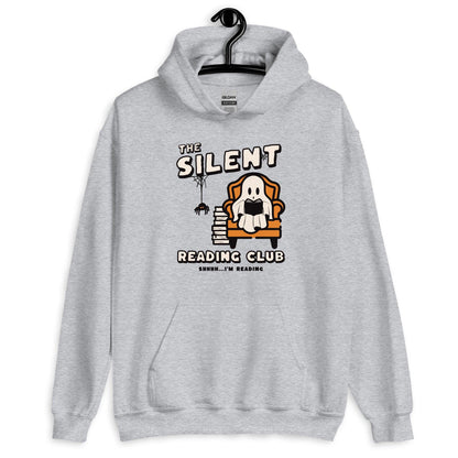 The Silent Reading Club Hoodie - The Bean Workshop - Ghost, Halloween, hoodie, Silent Reading Club