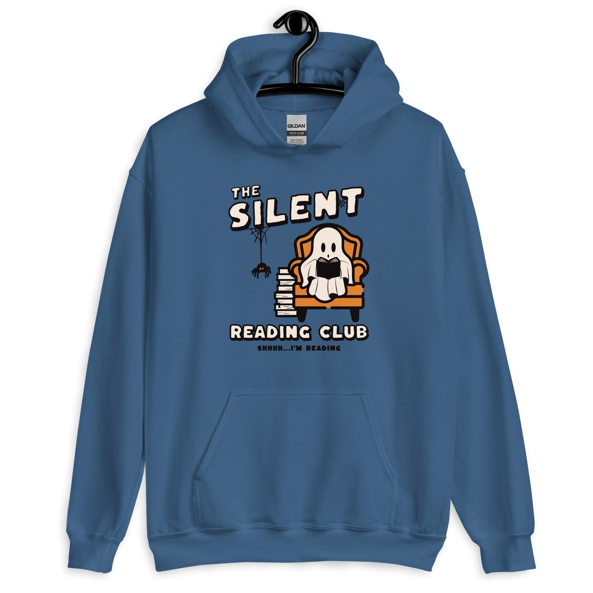 The Silent Reading Club Hoodie - The Bean Workshop - Ghost, Halloween, hoodie, Silent Reading Club