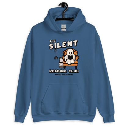 The Silent Reading Club Hoodie - The Bean Workshop - Ghost, Halloween, hoodie, Silent Reading Club
