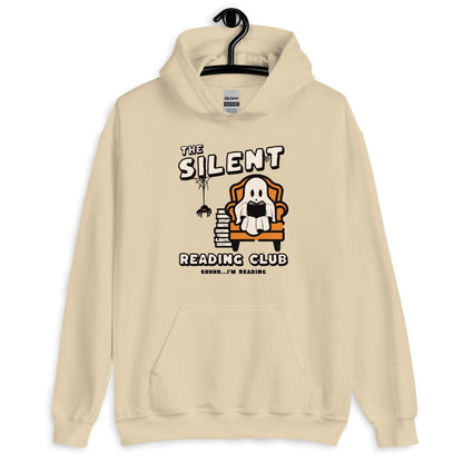The Silent Reading Club Hoodie - The Bean Workshop - Ghost, Halloween, hoodie, Silent Reading Club