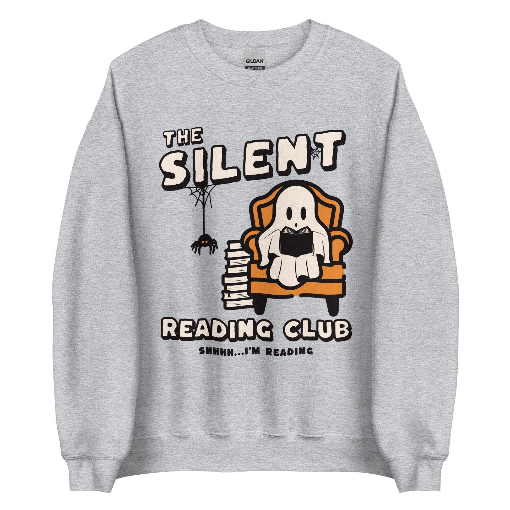 The Silent Reading Club Sweatshirt - The Bean Workshop - book lover, bookish, halloween, sweatshirt