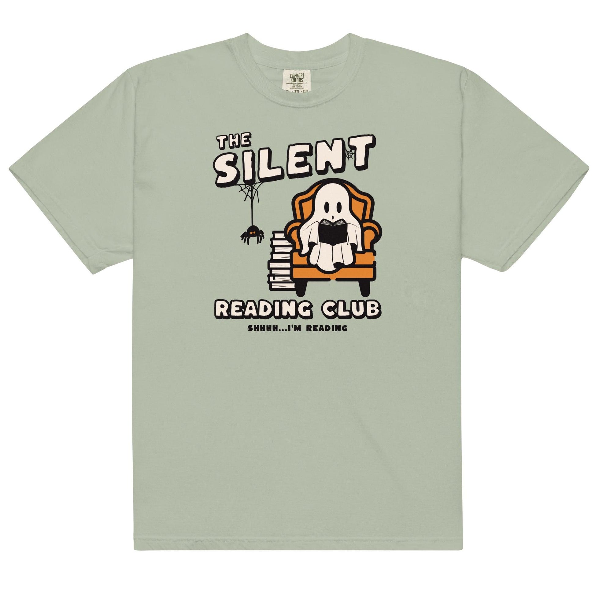 The Silent Reading Club Tee Shirt - The Bean Workshop - book lover, bookish, box tee, halloween