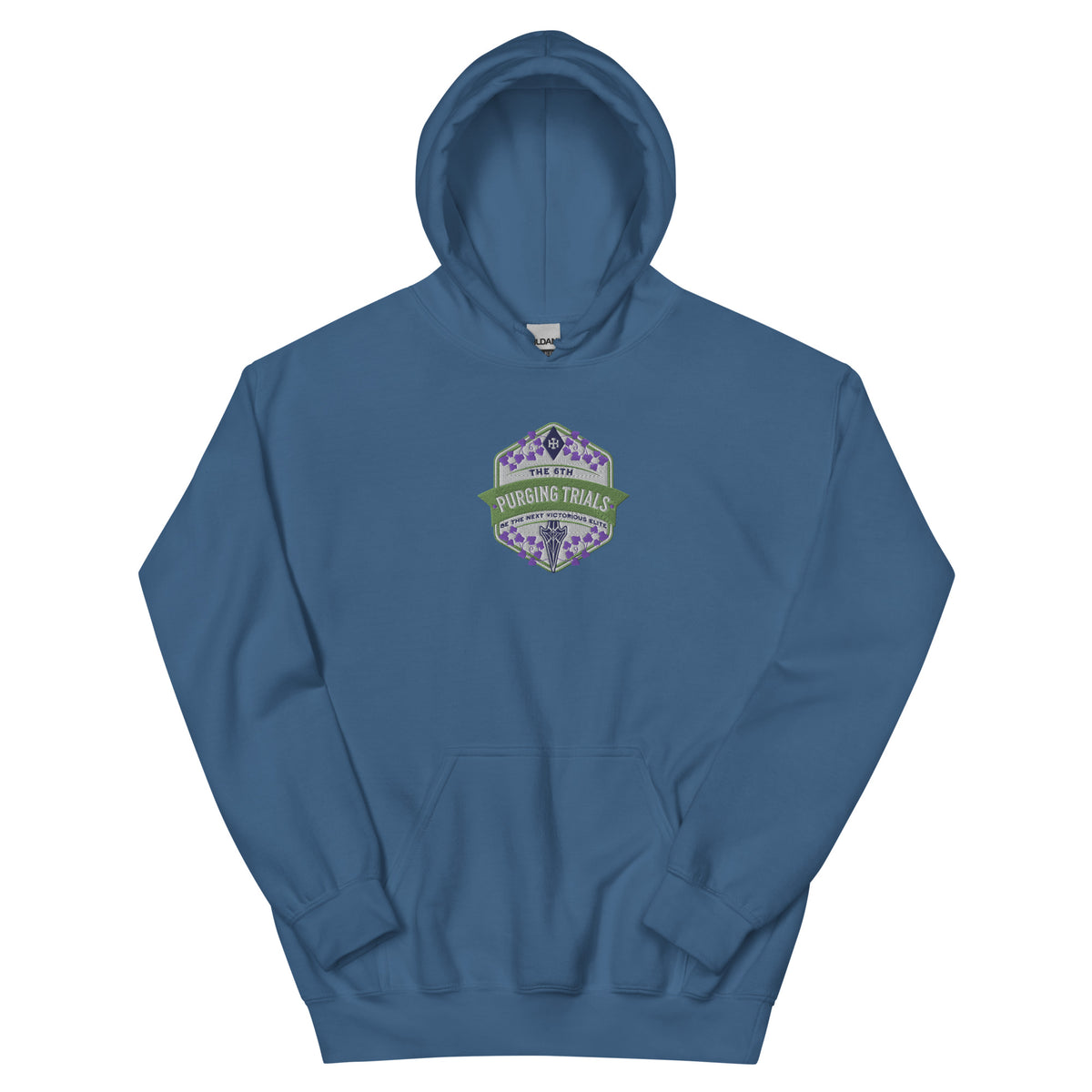 The Sixth Purging Trials Embroidered Hoodie - The Bean Workshop - embroidered, hoodie, kai azer, lauren roberts, paedyn gray, powerless